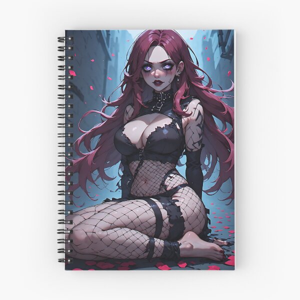 Item preview, Hot Halloween Anime Goth Girl Waifu 216 designed and sold by Your New Fixation.