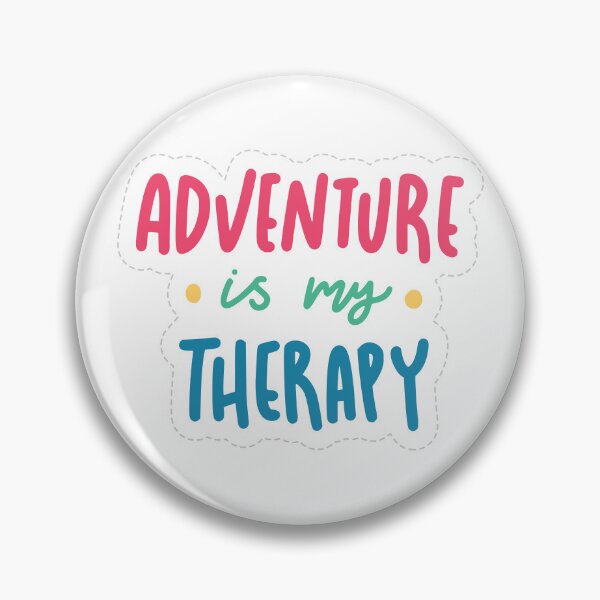 Item preview, Adventure Is My Therapy Travel and Nature Lover Quote Design designed and sold by A Little Unhinged.