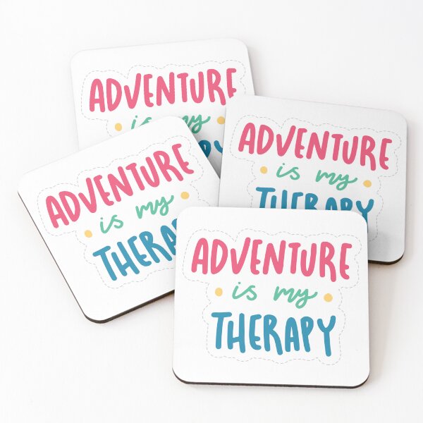 Item preview, Adventure Is My Therapy Travel and Nature Lover Quote Design designed and sold by A Little Unhinged.