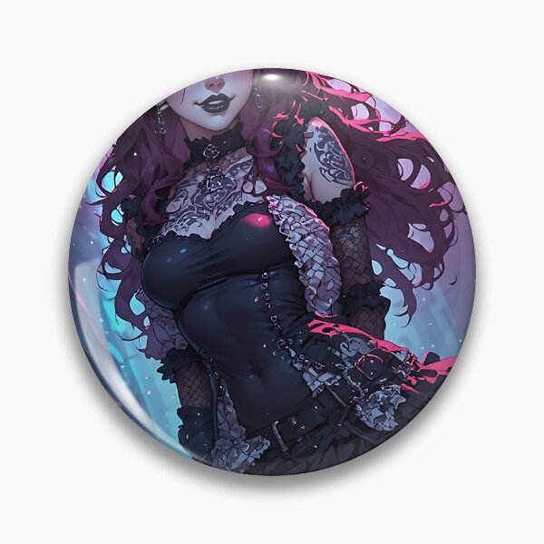Item preview, Hot Halloween Anime Goth Girl Waifu 217 designed and sold by Your New Fixation.