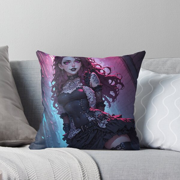 Item preview, Hot Halloween Anime Goth Girl Waifu 217 designed and sold by Your New Fixation.