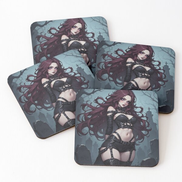 Item preview, Hot Halloween Anime Goth Girl Waifu 218 designed and sold by Your New Fixation.