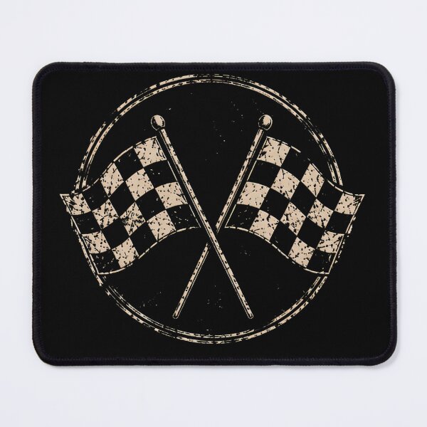 Item preview, Crossed Checkered Flags Graphic | Vintage Racing Motorsport Racing drivers motorsport fans racing team  designed and sold by Jt41.