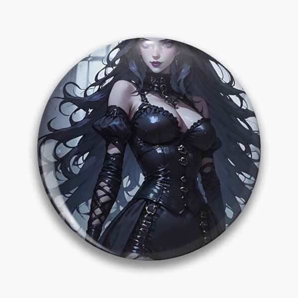 Item preview, Hot Halloween Anime Goth Girl Waifu 219 designed and sold by Your New Fixation.