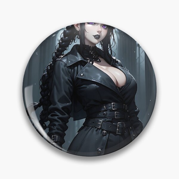Item preview, Hot Halloween Anime Goth Girl Waifu 220 designed and sold by Your New Fixation.