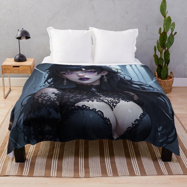 Item preview, Hot Halloween Anime Goth Girl Waifu 221 designed and sold by Your New Fixation.