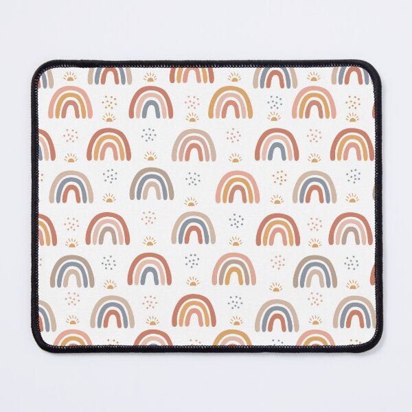 Item preview, Boho Rainbow Repeat Pattern Design designed and sold by CosmoPixelArts.