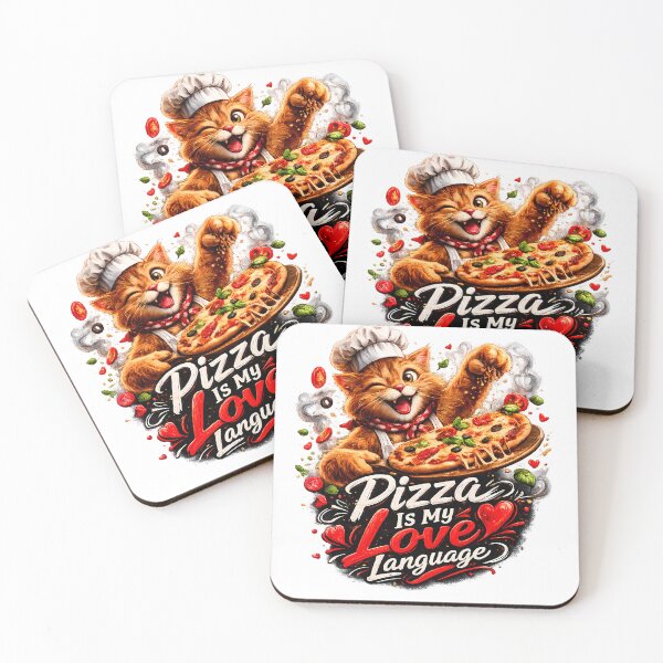 Item preview, Funny Pizza Lover Cat Design designed and sold by GGAUL.