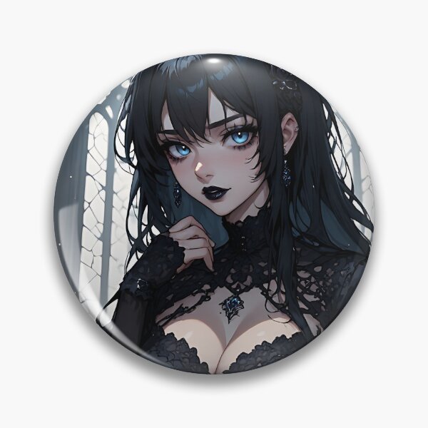Item preview, Hot Halloween Anime Goth Girl Waifu 222 designed and sold by Your New Fixation.