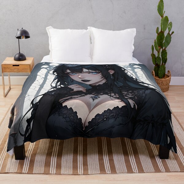Item preview, Hot Halloween Anime Goth Girl Waifu 222 designed and sold by Your New Fixation.
