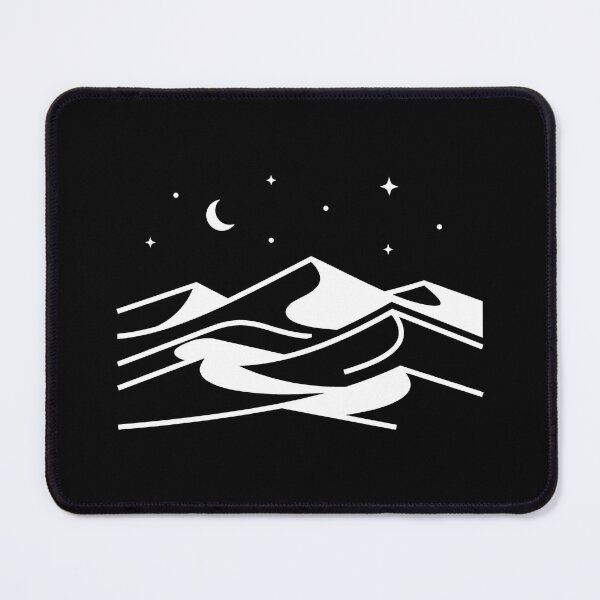 Item preview, Minimalist Desert Dunes Night Landscape designed and sold by SplashTastic.