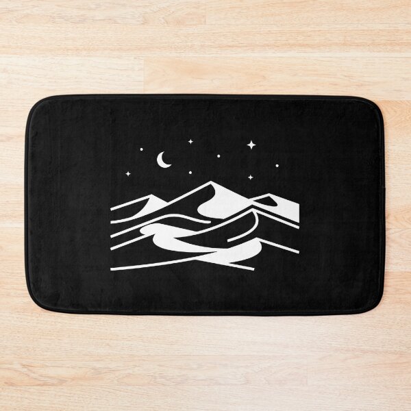 Item preview, Minimalist Desert Dunes Night Landscape designed and sold by SplashTastic.