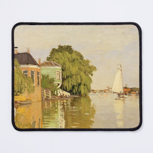 Item preview, Claude Monet Houses on the Achterzaan Canal Painting designed and sold by TheSoulOfArt.