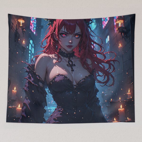 Item preview, Hot Halloween Anime Goth Girl Waifu 225 designed and sold by Your New Fixation.