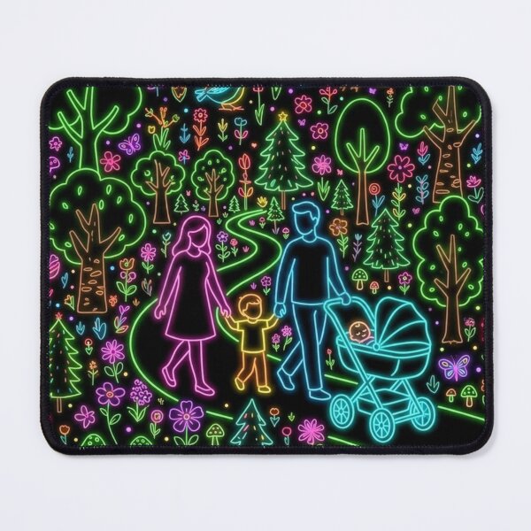 Item preview, Neon Family Forest Walk Nature Love designed and sold by DervoTeck2767.