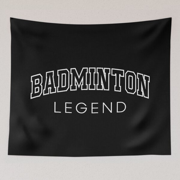 Item preview, Badminton Legend Bold Athletic Typography for Players Coaches and Teams designed and sold by allistermariam.