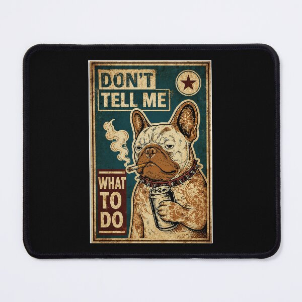 Item preview, Grumpy Bulldog Vintage Attitude Poster Style Funny Rebel Mood designed and sold by ferminhays.