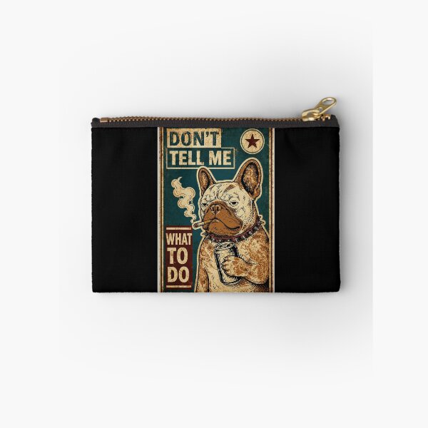 Item preview, Grumpy Bulldog Vintage Attitude Poster Style Funny Rebel Mood designed and sold by ferminhays.