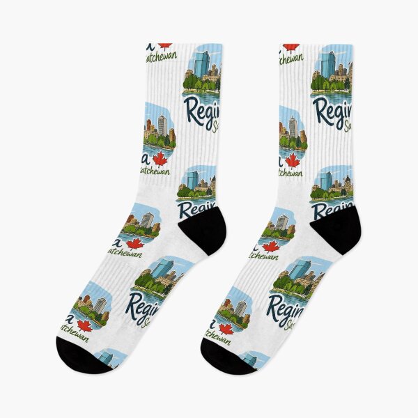 Item preview, Regina Saskatchewan Canada Cute Skyline Colorful Cityscape  designed and sold by HowToCanadian.