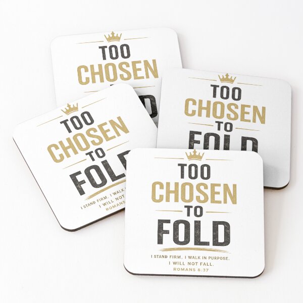 Item preview, Too Chosen To Fold I Urban Christian Streetwear Design designed and sold by Kingdomimpact.
