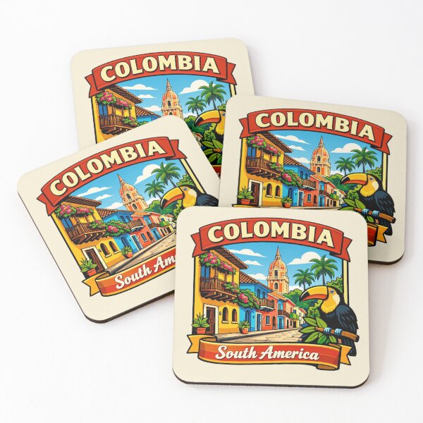 Item preview, Colombia Cartagena - Tropical Colonial Street South America designed and sold by Myra365Art.