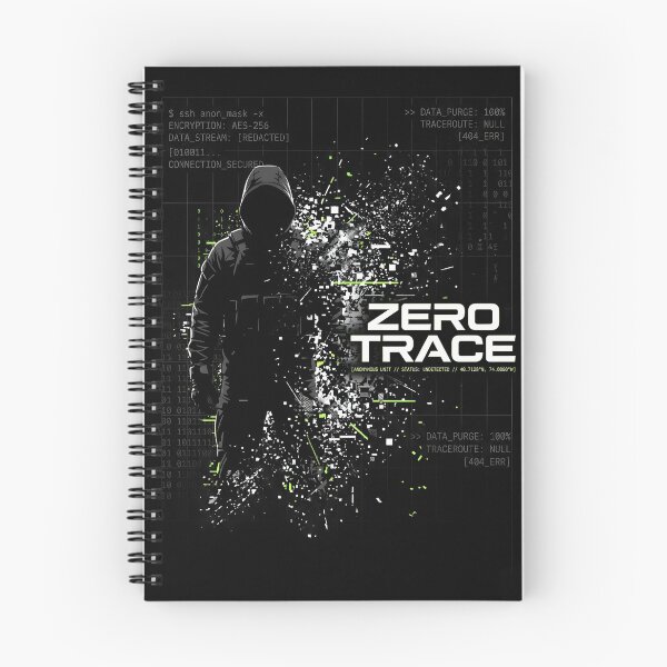 Item preview, Zero Trace | Anonymous Hacker Minimal Techwear Design designed and sold by OVERRIDESTUDIOS.