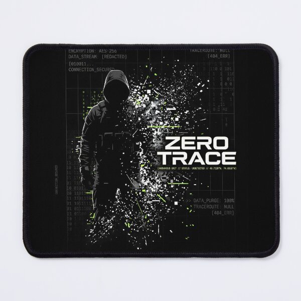 Item preview, Zero Trace | Anonymous Hacker Minimal Techwear Design designed and sold by OVERRIDESTUDIOS.