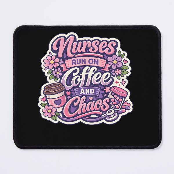 Item preview, Nurses Run On Coffee And Chaos T-Shirt | Funny Nurse Gift | Nurse Life Shirt designed and sold by VaultVibes.