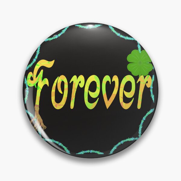 Item preview, Green Yellow Forever Word Art designed and sold by MigWhimsy.