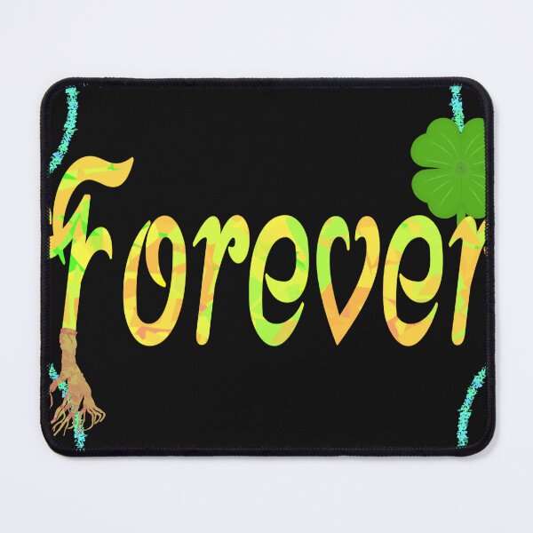 Item preview, Green Yellow Forever Word Art designed and sold by MigWhimsy.