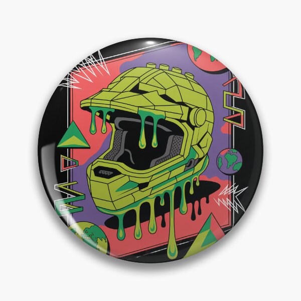 Item preview, Racing Helmet - Motocross - BMX - Lawnmower - Geometric designed and sold by RaceDayRags.