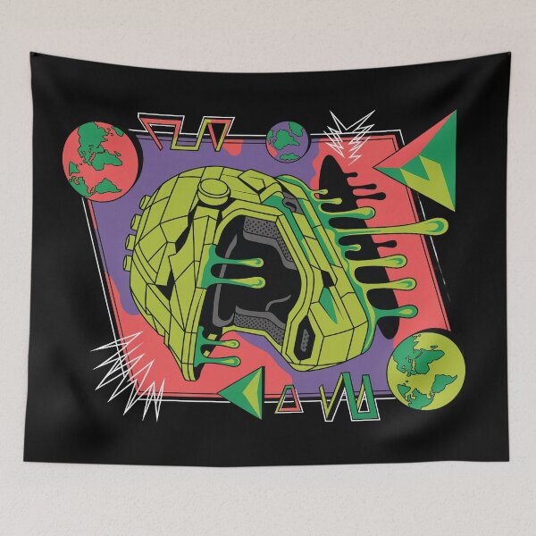Item preview, Racing Helmet - Motocross - BMX - Lawnmower - Geometric designed and sold by RaceDayRags.