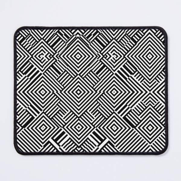 Item preview, Black and White Op Art Chevron Pattern designed and sold by SplashTastic.