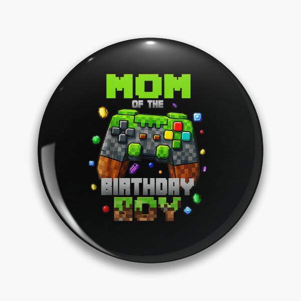 Item preview, Pixel Gaming Birthday Boy Party Controller Retro Block Style designed and sold by FGTV2021.