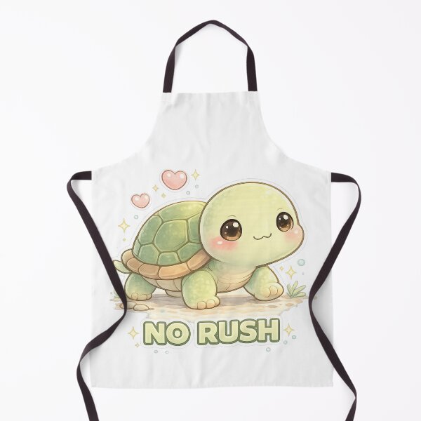 Item preview, Cute Turtle No Rush Sticker | Funny Kawaii Turtle Meme Aesthetic Gift for Turtle Lovers designed and sold by ArtByTripti.
