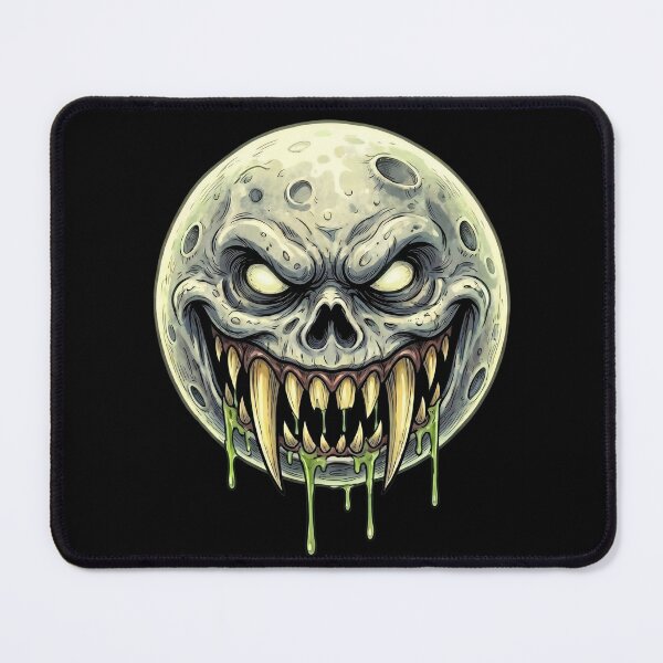 Item preview, Skull Moon — Monster Skull Moon Horror Cartoon designed and sold by David Mateo ArtWorks.