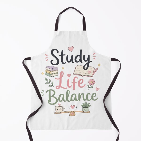Item preview, Study Life Balance Cute Aesthetic Student Motivation Design designed and sold by Sanika arts .