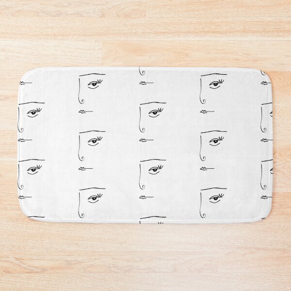 Item preview, Stylized half face with curly nose designed and sold by TippeeToucan.