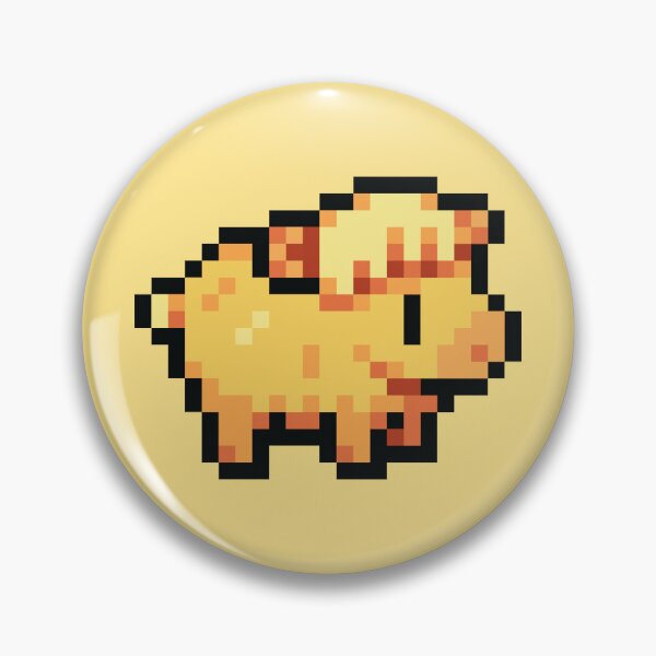 Item preview, yellow cow fields of mistria designed and sold by Pixel_Master.