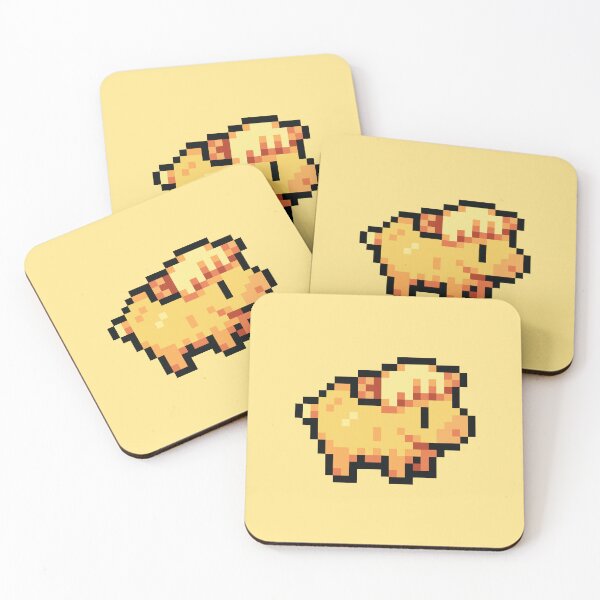 Item preview, yellow cow fields of mistria designed and sold by Pixel_Master.