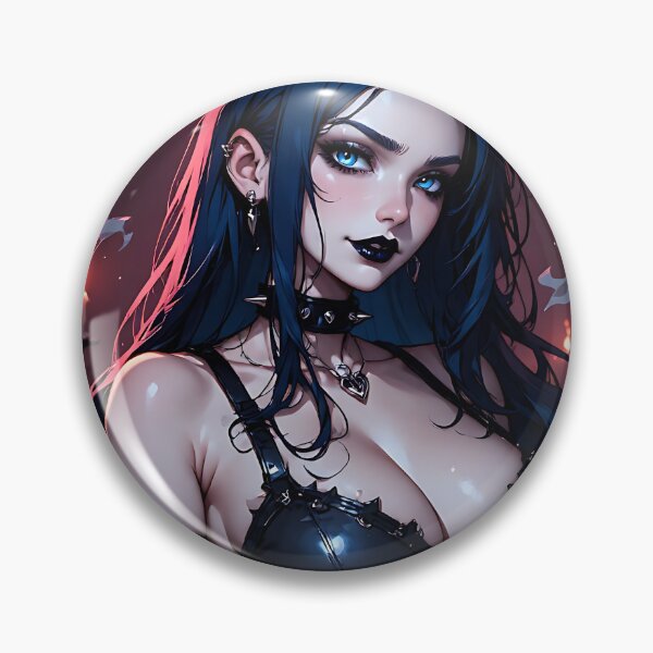 Item preview, Hot Halloween Anime Goth Girl Waifu 231 designed and sold by Your New Fixation.