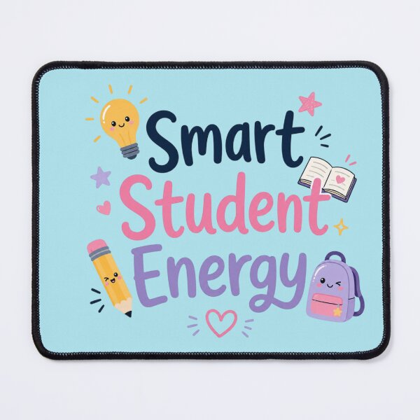 Item preview, Smart Student Energy Cute Study Motivation Design | Kawaii School Aesthetic Sticker designed and sold by Sanika arts .