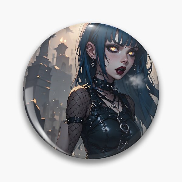 Item preview, Hot Halloween Anime Goth Girl Waifu 232 designed and sold by Your New Fixation.