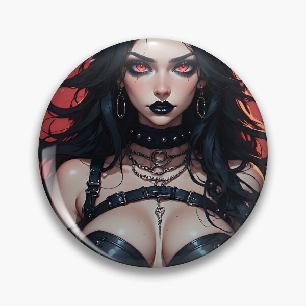 Item preview, Hot Halloween Anime Goth Girl Waifu 236 designed and sold by Your New Fixation.