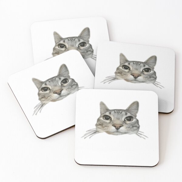 Item preview, Funny Meme Cat Face Staring Expression designed and sold by angryneson52.