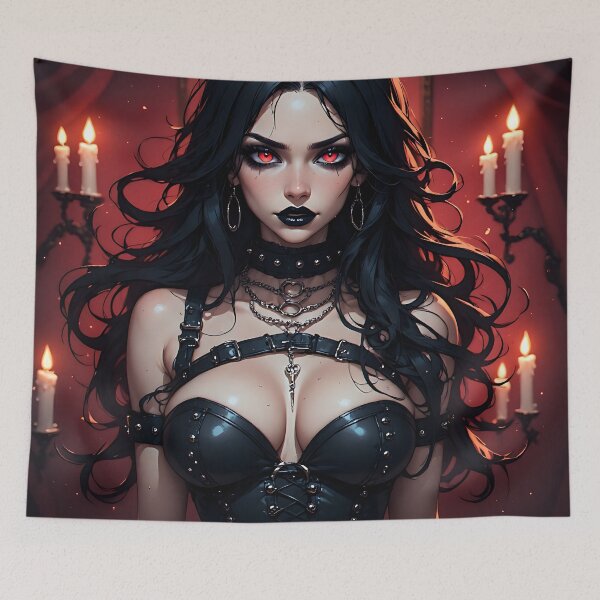 Item preview, Hot Halloween Anime Goth Girl Waifu 236 designed and sold by Your New Fixation.