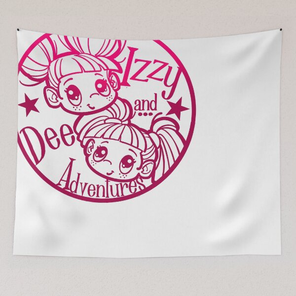 Item preview, Izzy And Dee Adventures: pink designed and sold by MetroINKbooks.