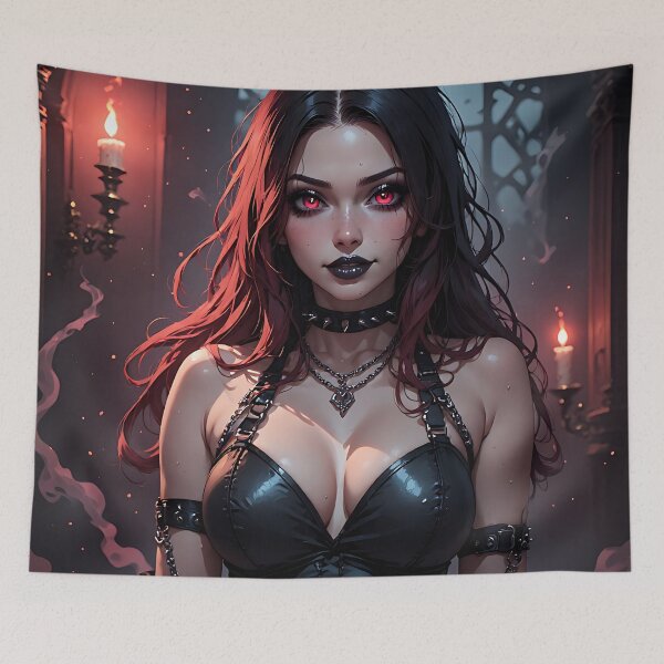 Item preview, Hot Halloween Anime Goth Girl Waifu 237 designed and sold by Your New Fixation.