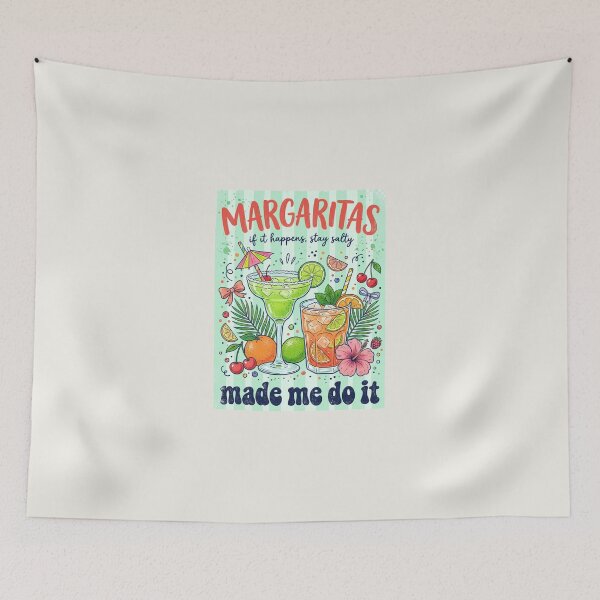 Item preview, Margaritas Made Me Do It Funny Retro Cocktail Summer designed and sold by dudelinart.