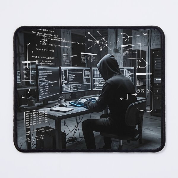 Item preview, Silent Execution | Brutalist Programmer Aesthetic Design designed and sold by OVERRIDESTUDIOS.